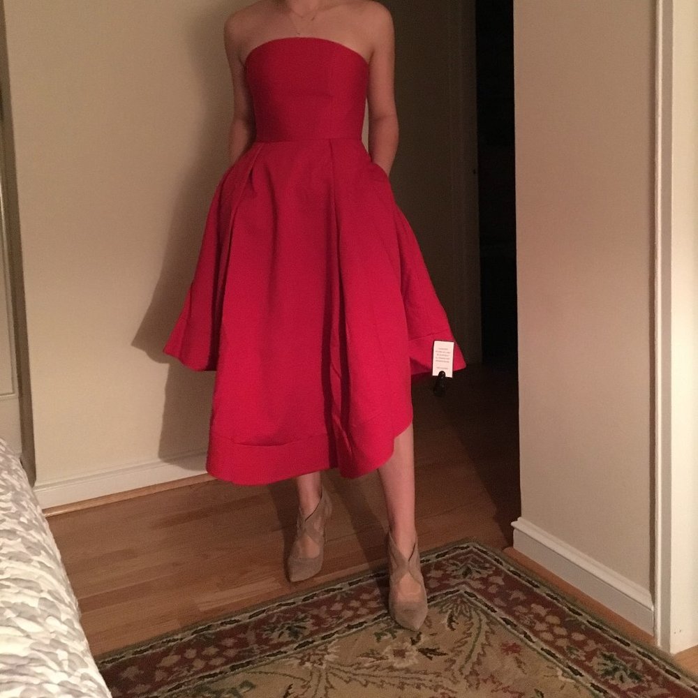 Red dressy dress